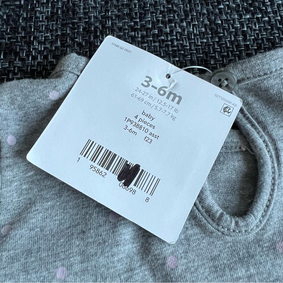 NWT Carter’s 4 Piece Outfit Bundle Size 3-6 Months - Picture 5 of 13